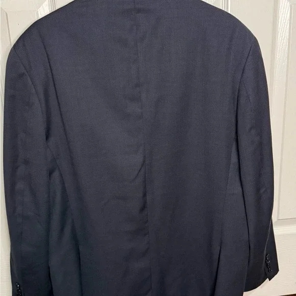 Michael Kors Men's Navy Blue 100% Wool Business Casual Versatile Blazer Size 46R - Picture 4 of 4